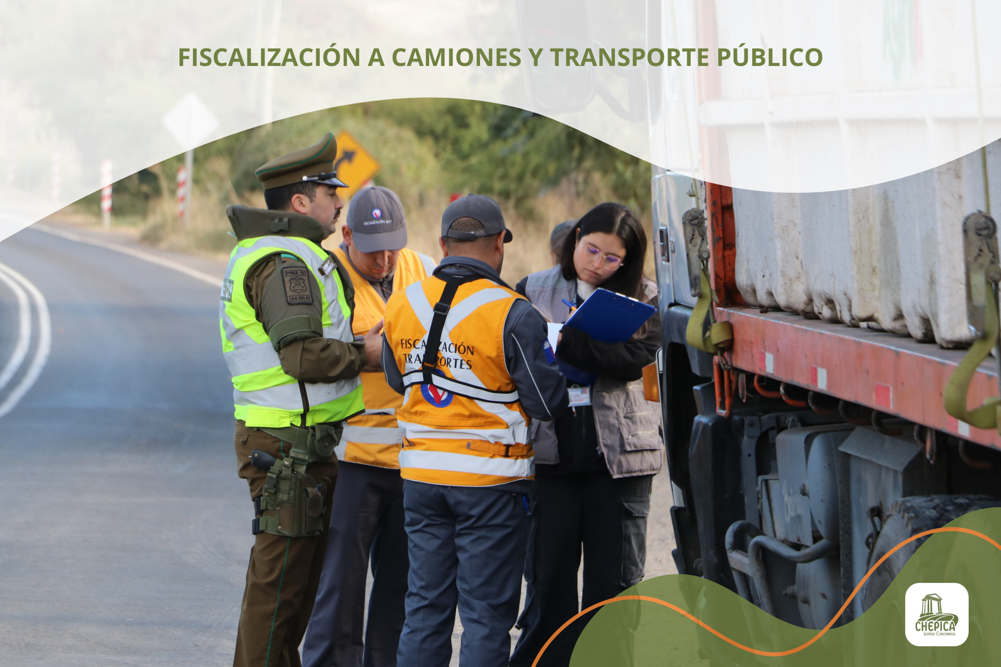 FISCALIZACIÓN DE TRANSPORTES EN NUESTRA COMUNA 